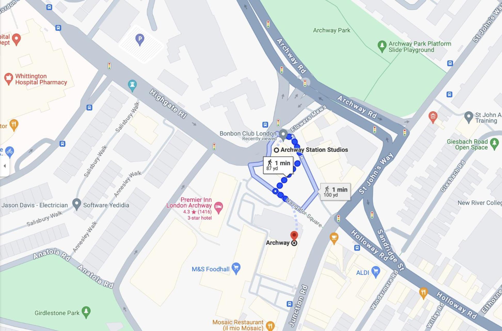 One Bedroom Flat Opposite Archway Station London Ngoại thất bức ảnh